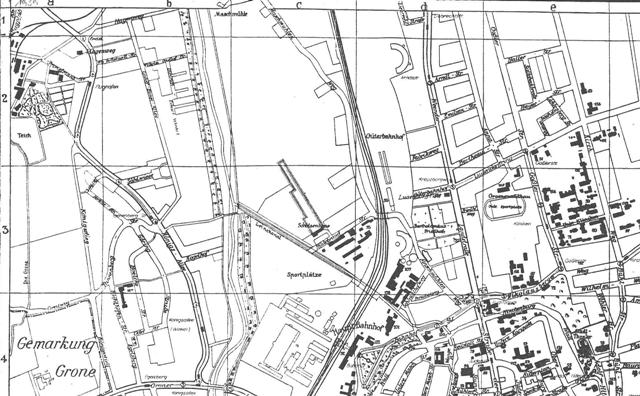 Stadtplan Göttingen 1939