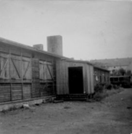 Baracke im Lager Egelsberg, Foto C. Louwerse
